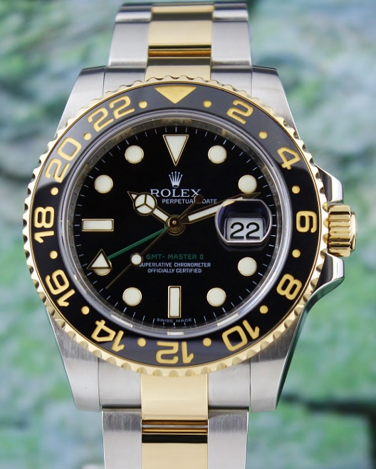 (image for) A ROLEX MEN SIZE CERAMIC OYSTER PERPETUAL DATE / GMT 116713LN